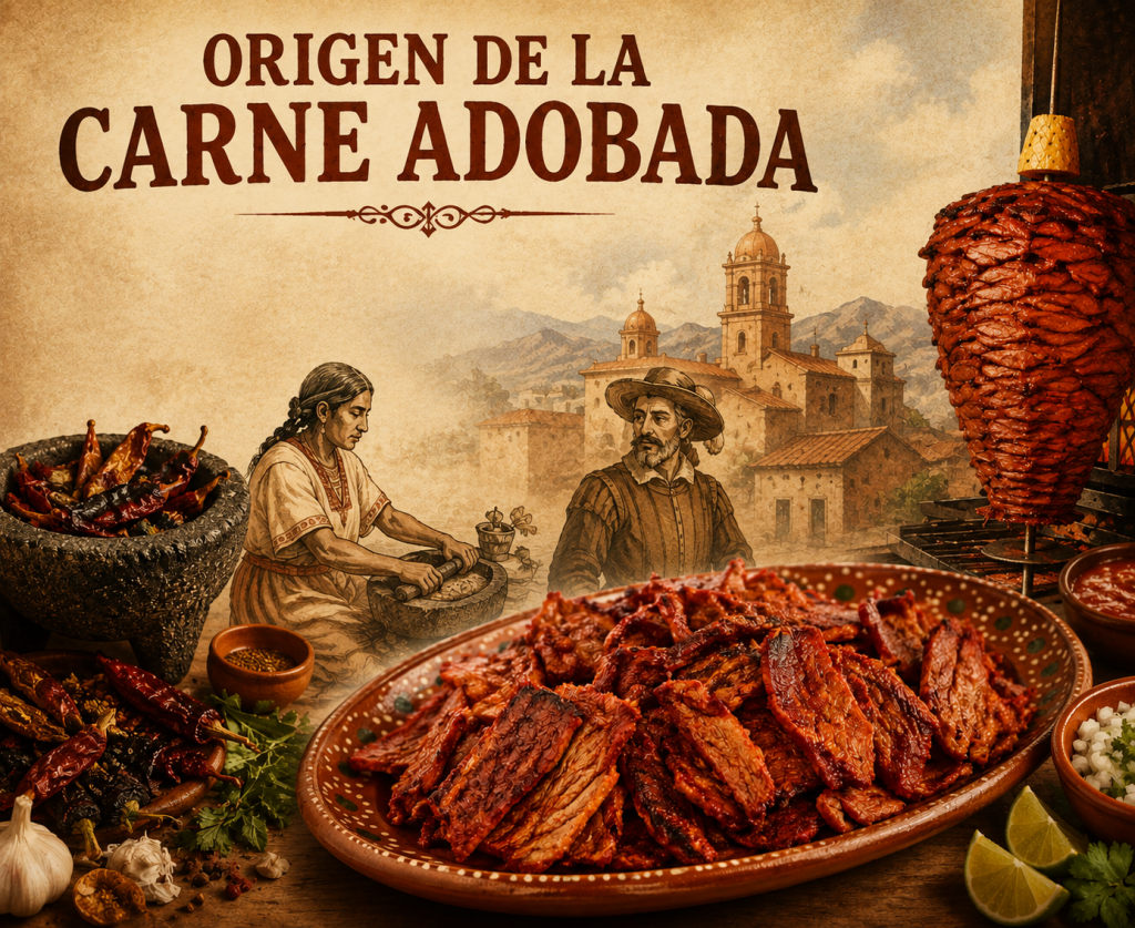 Origen de la carne adobada